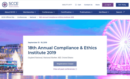 ComplianceLine to Exhibit at the 18th Annual Compliance & Ethics Institute 2019